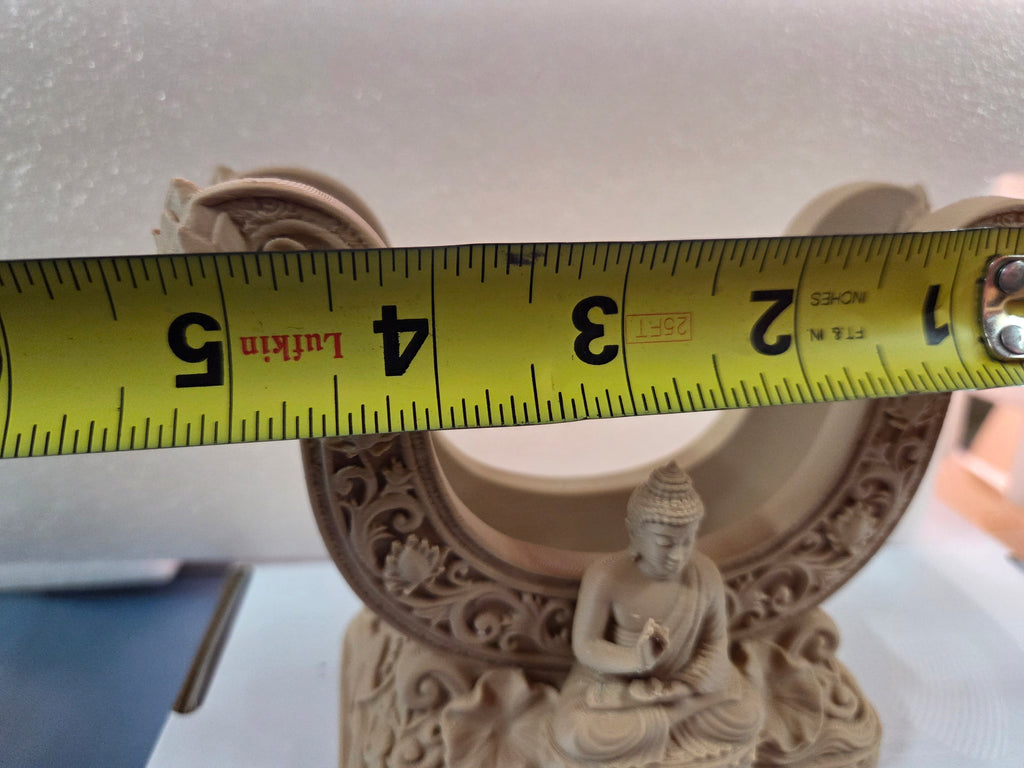 Buddha-Inspired Napkin Holder 5 1/8 in Wide— Serenity for Your Tabletop