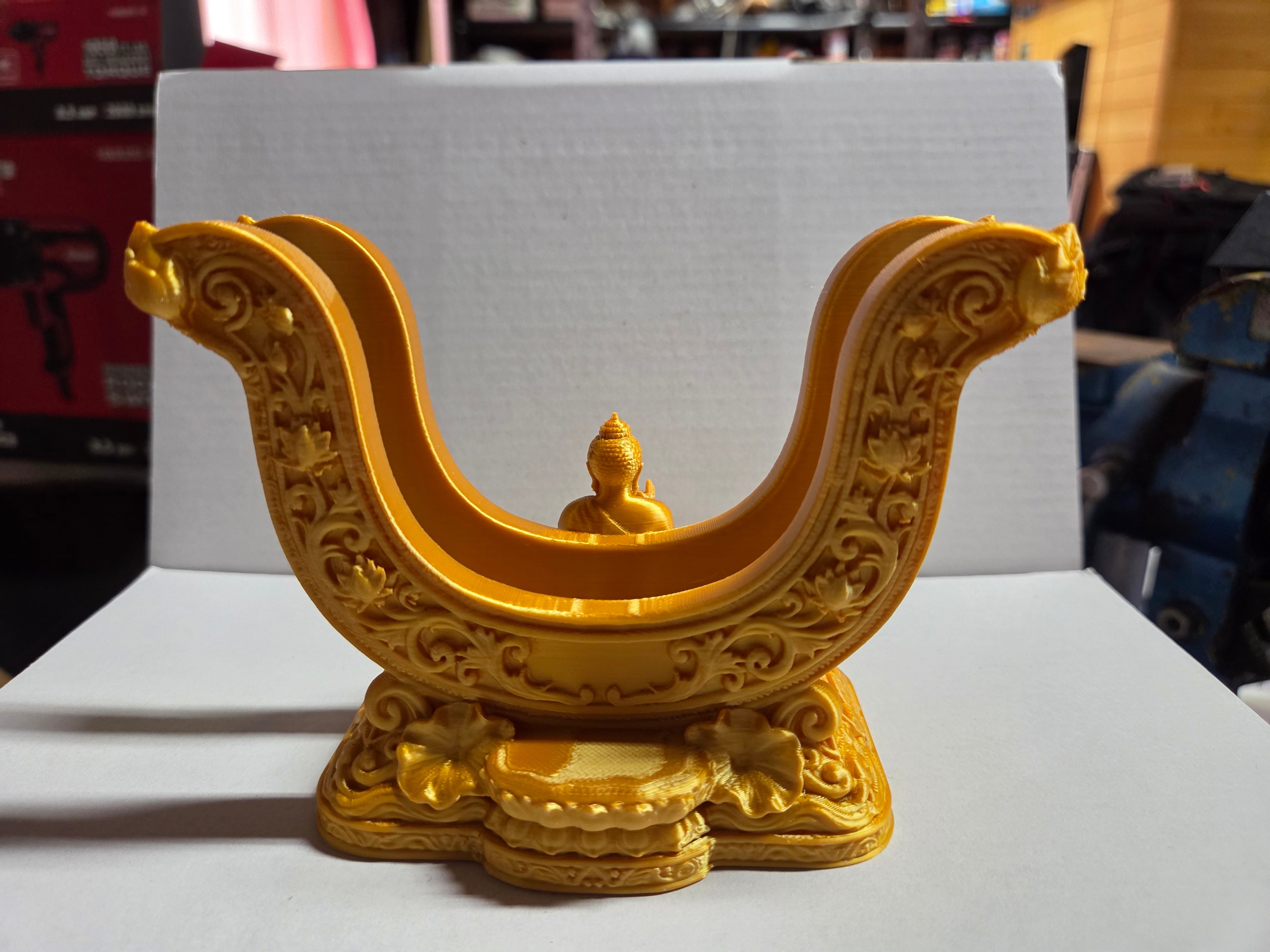 Buddha-Inspired Napkin Holder 5 1/8 in Wide— Serenity for Your Tabletop